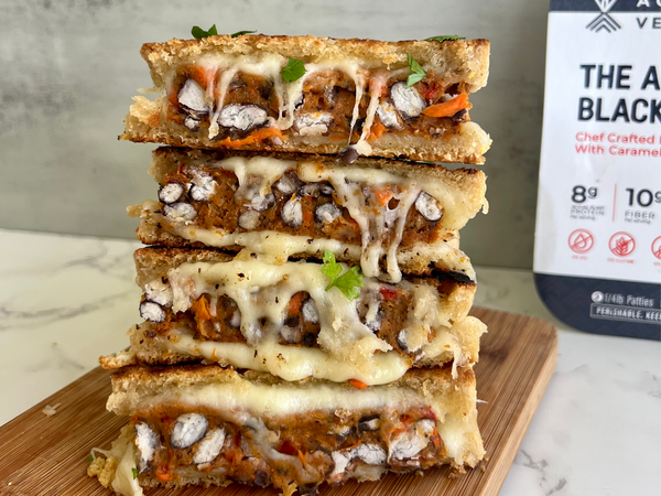 Veggie Grilled Cheese - Actual Veggies
