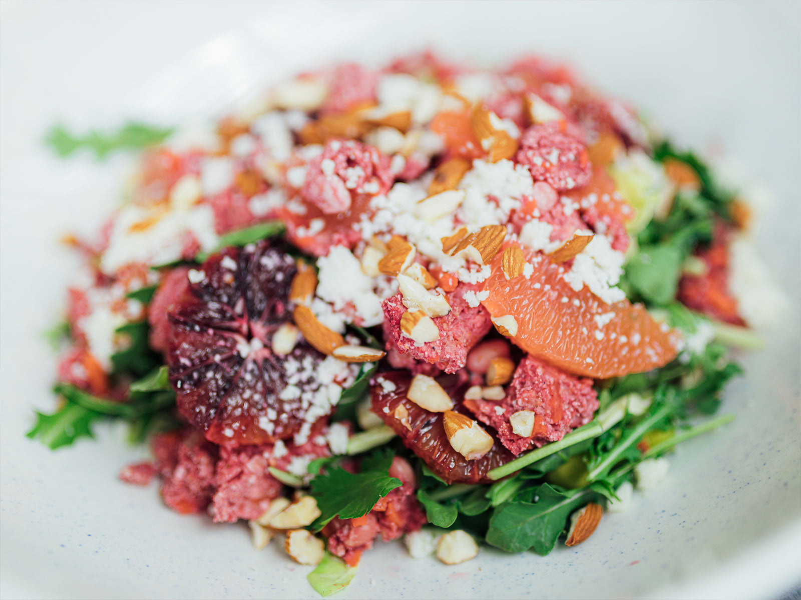 The Actual Purple Burger Salad