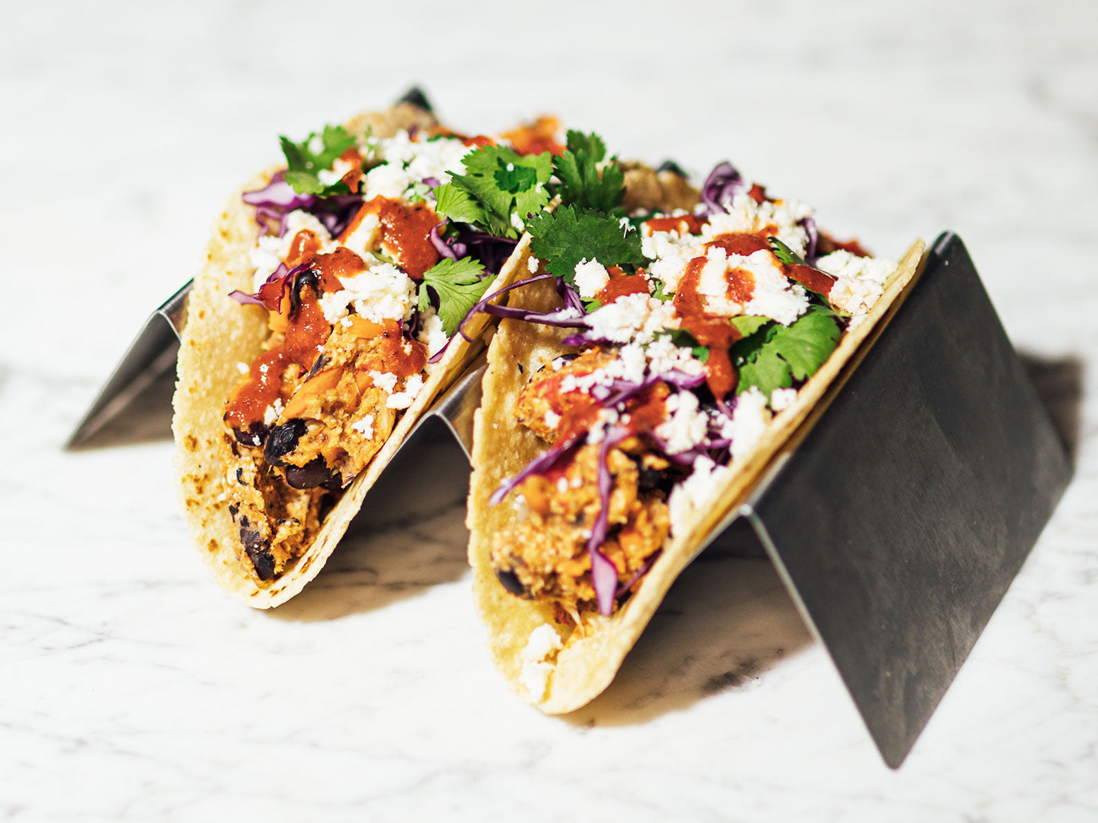 The Actual Veggies Tacos With Raw Tomatillo Salsa