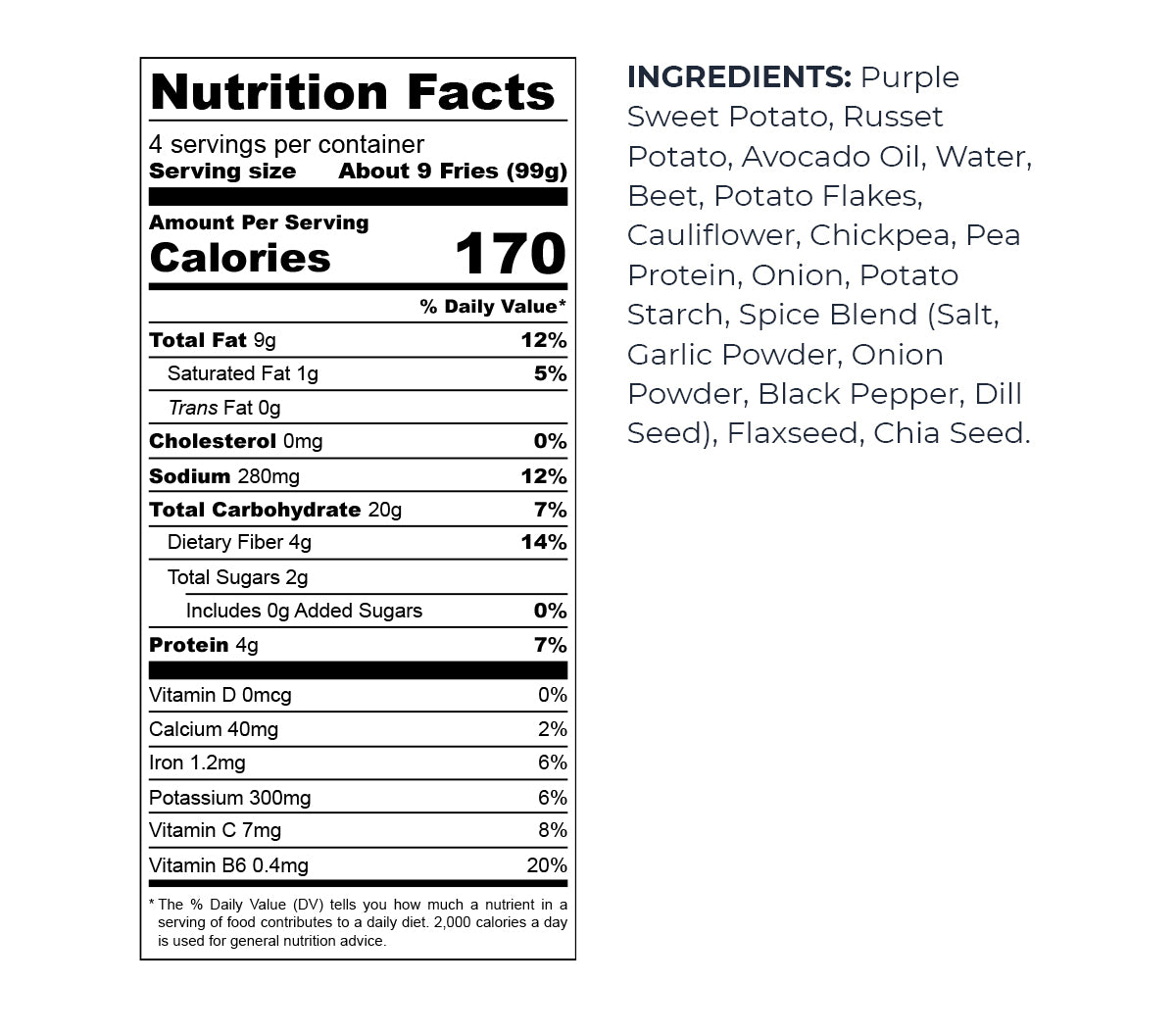 <p>PURPLE SWEET POTATO<br/>SUPER FRIES</p>