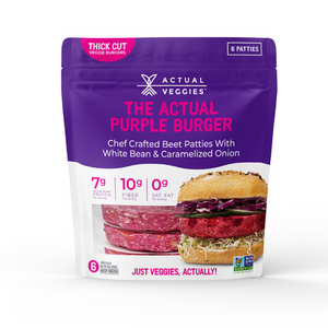 Purple Roots Veggie Burger Pouches (18 Total Purple Burgers)