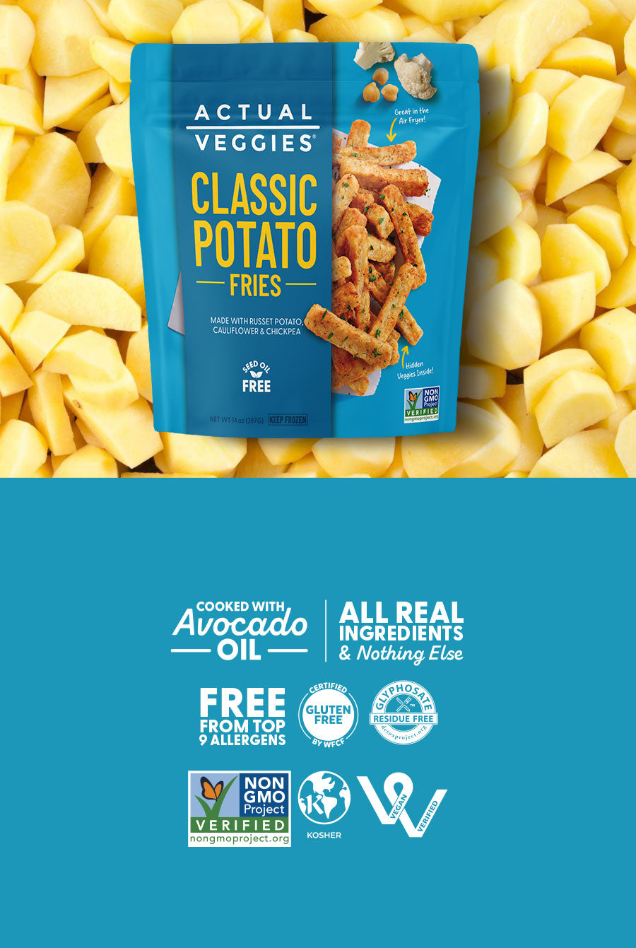Fries Classic Potato - Actual Veggies