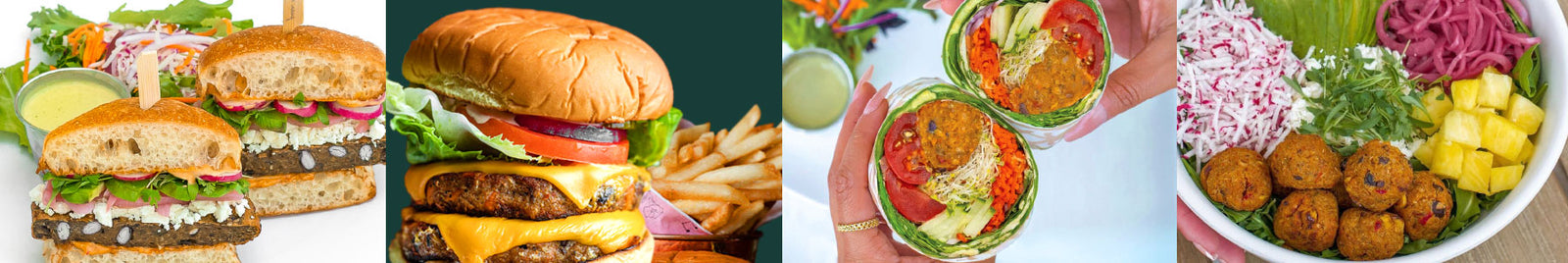 Foodservice Options of Burgers and balls