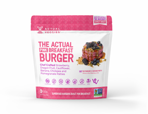 The Actual Pink Breakfast Burger- 12 Burgers Total