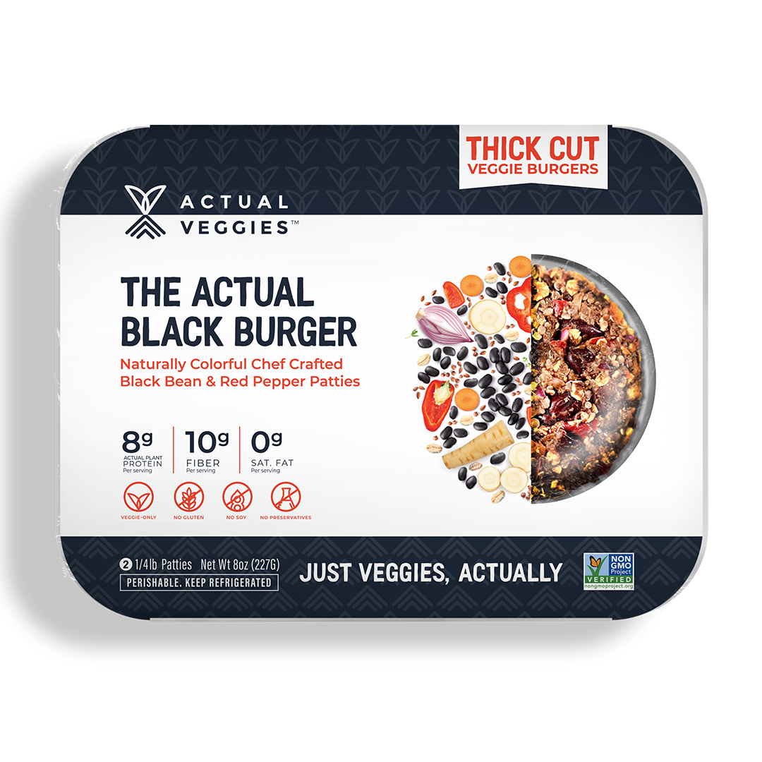 The Actual Black Burger- 8 Burgers Total
